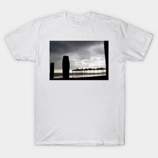 Teignmouth Pier And Beach Devon England UK T-Shirt